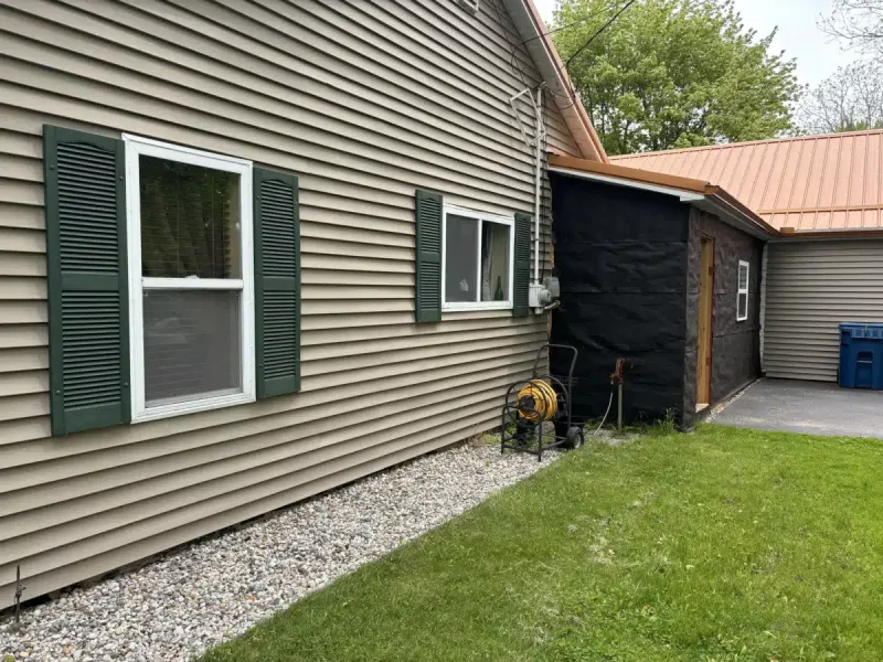 Above the Water House facility in Flint, Michigan